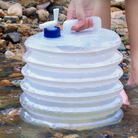 자바라물통 10리터접이식 물통 캠핑 휴대용 생수통   2개입
