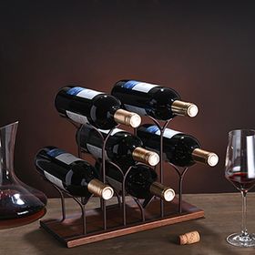 와인렉 미니와인랙 와인 거치대 와인잔 홀더용 원목현대경매 와인장 와인홀더 전시대