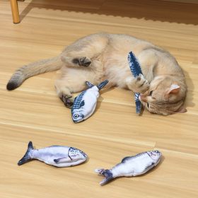 고양이 강아지 생선 물고기 인형 장난감